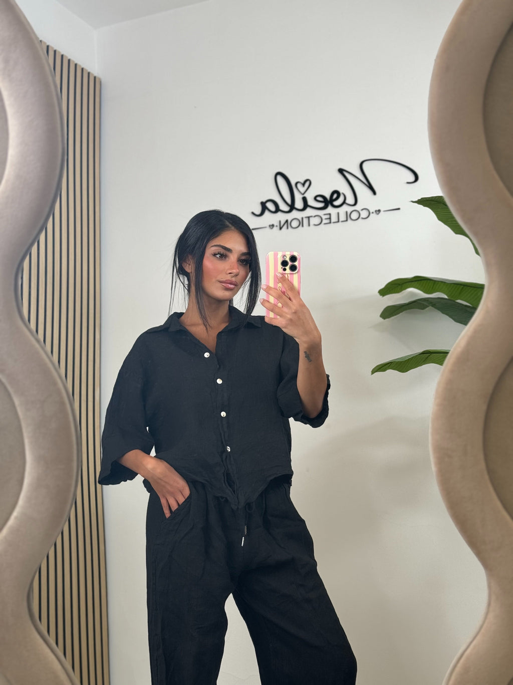 Camicia 100% lino