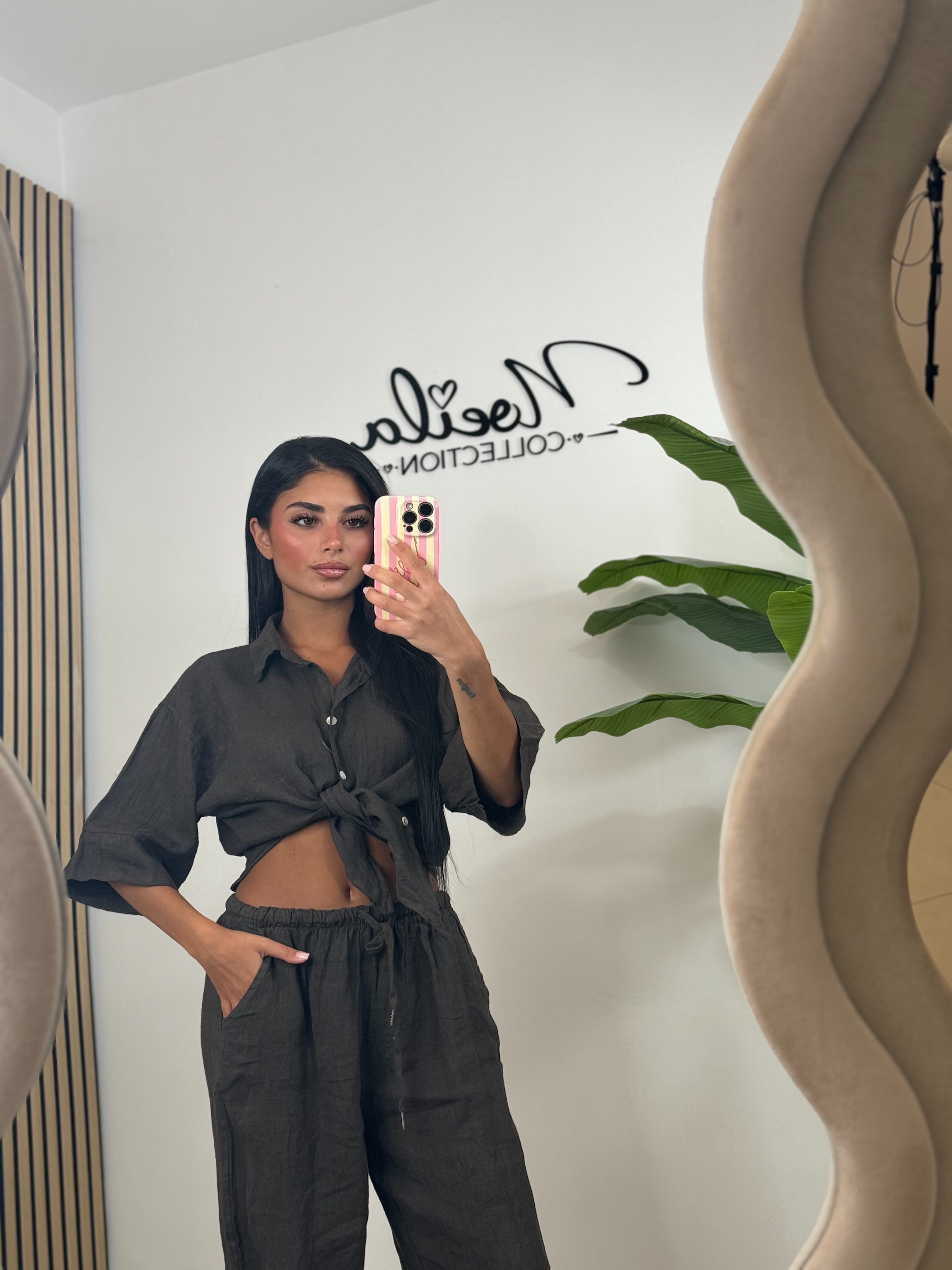 Camicia 100% lino