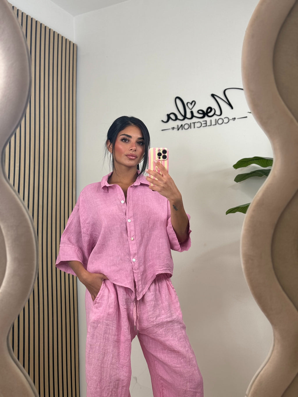 Camicia 100% lino