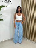 Pantalone 100% lino