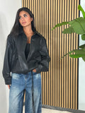 Bomber Oversize Ecopelle