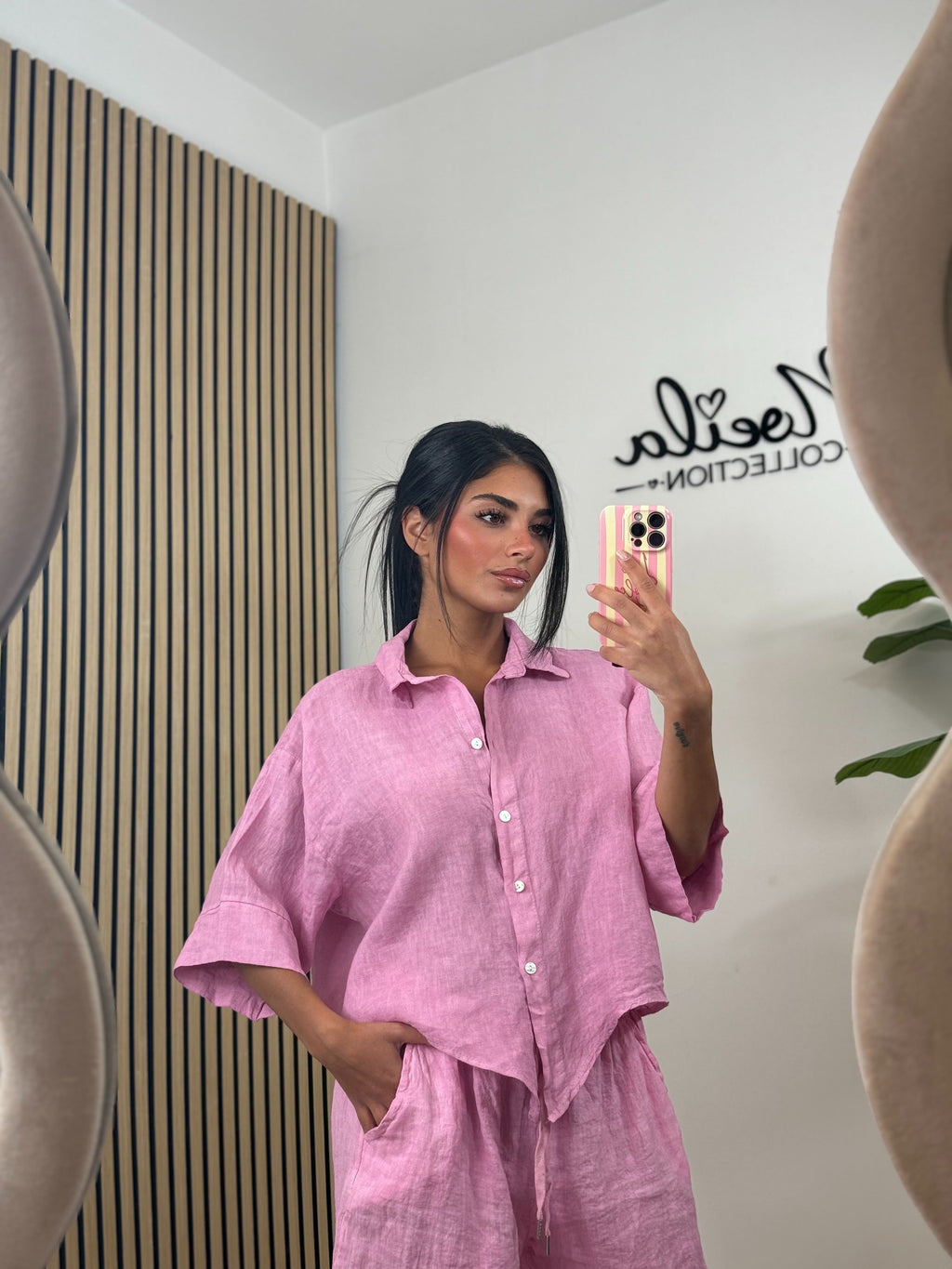 Camicia 100% lino