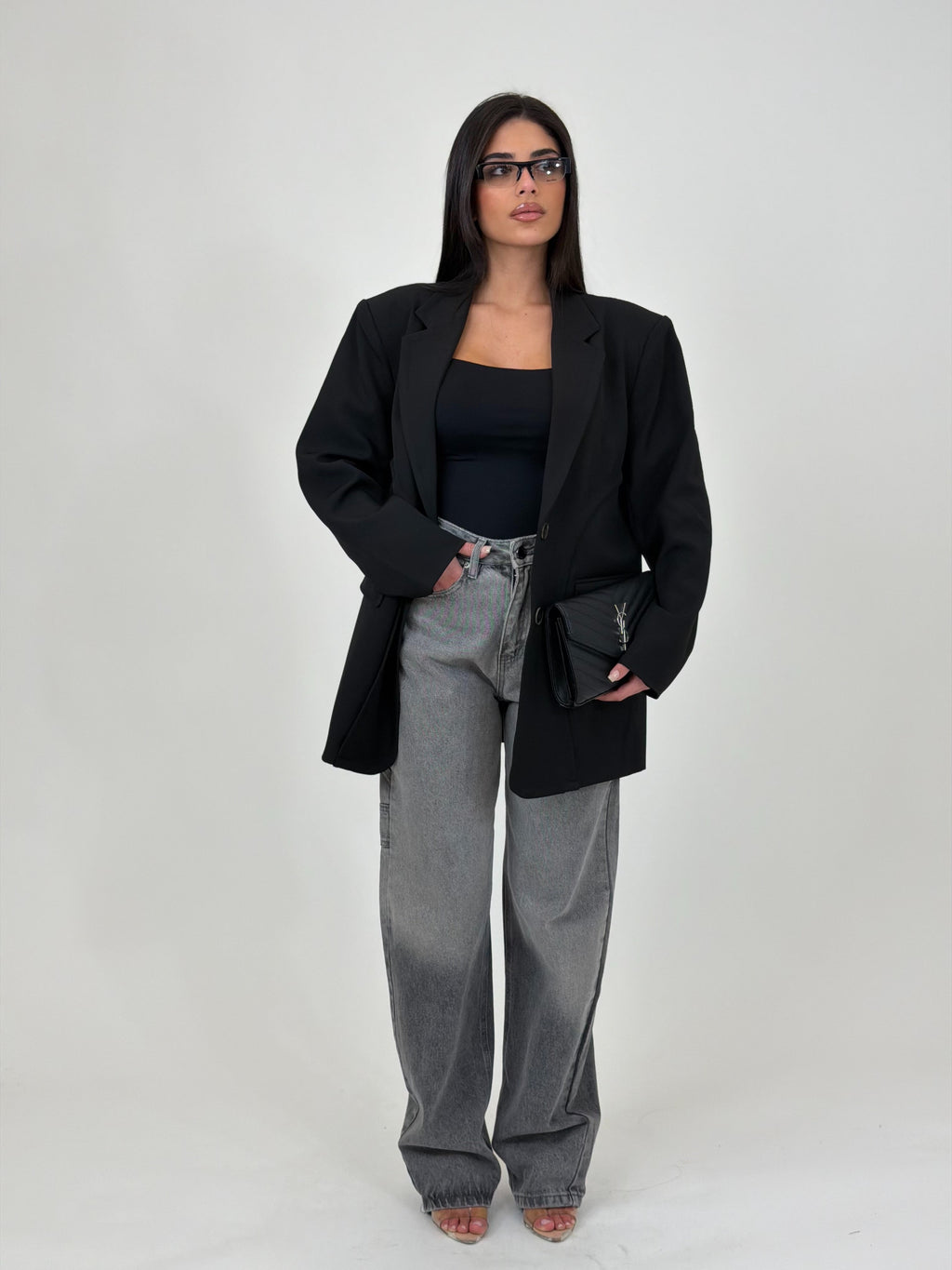 Jeans Ballon Grey