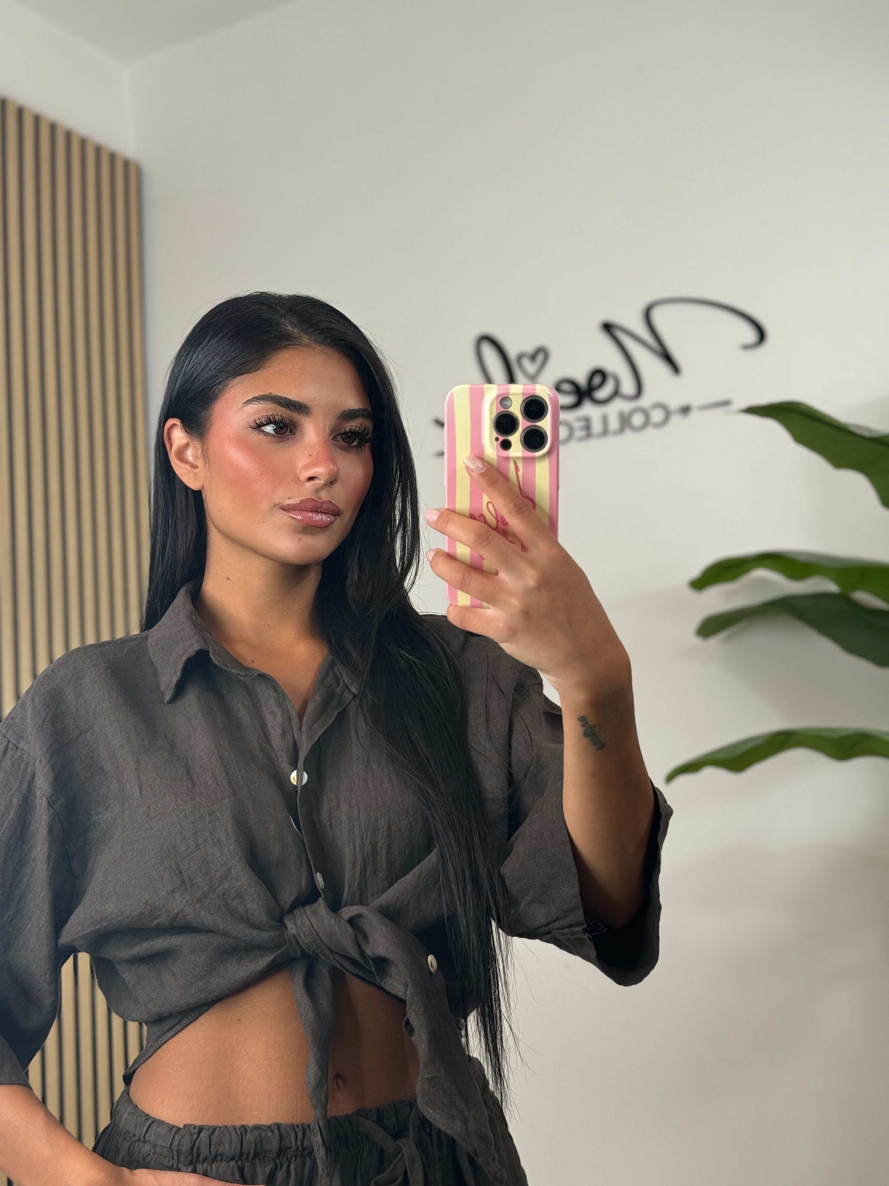 Camicia 100% lino