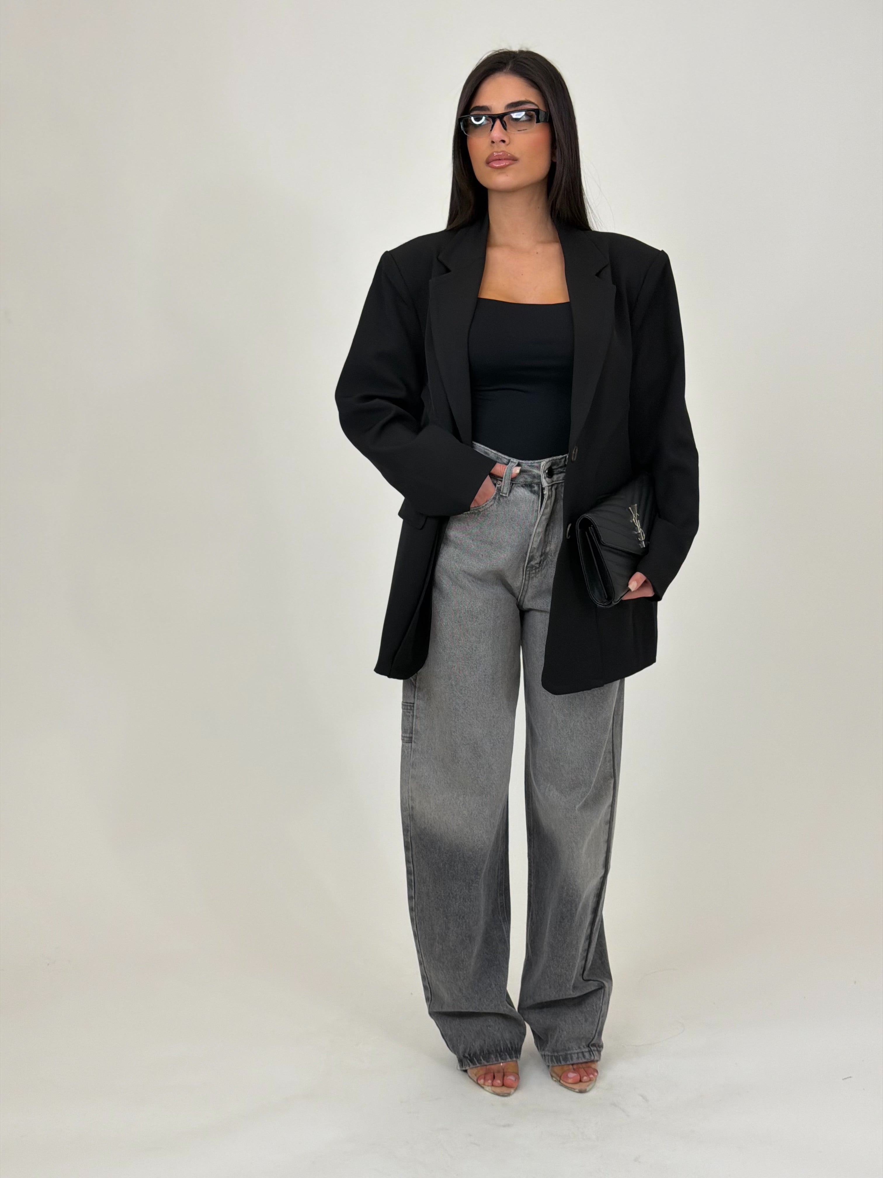 Jeans Ballon Grey