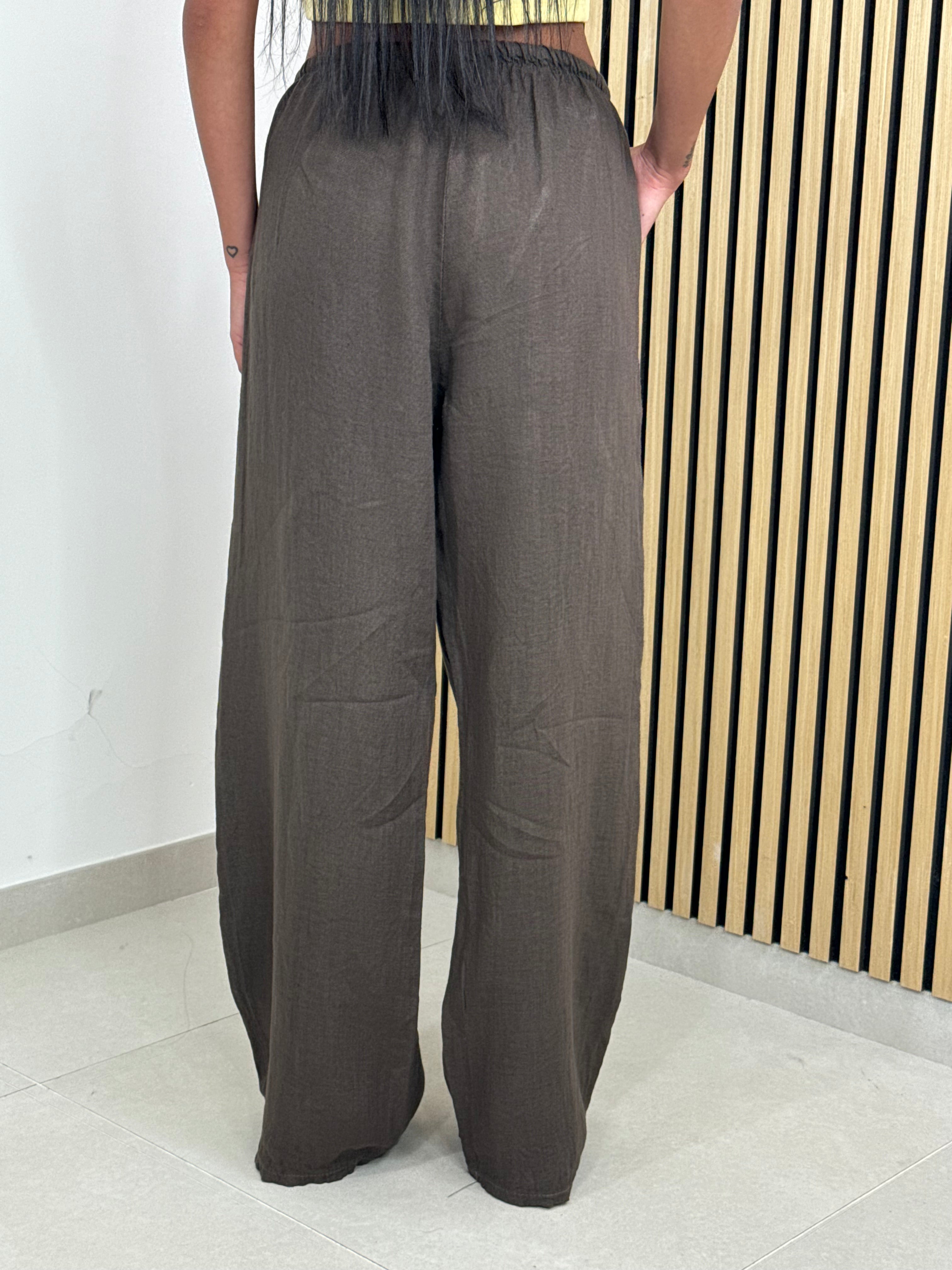 Pantalone 100% lino