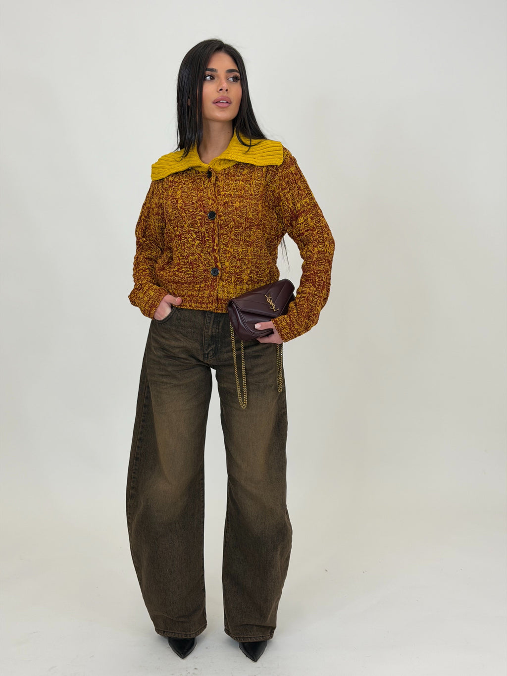 Jeans Ballon Ruggine