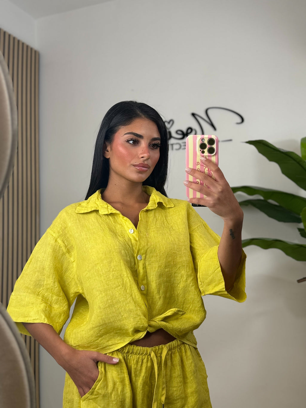 Camicia 100% lino
