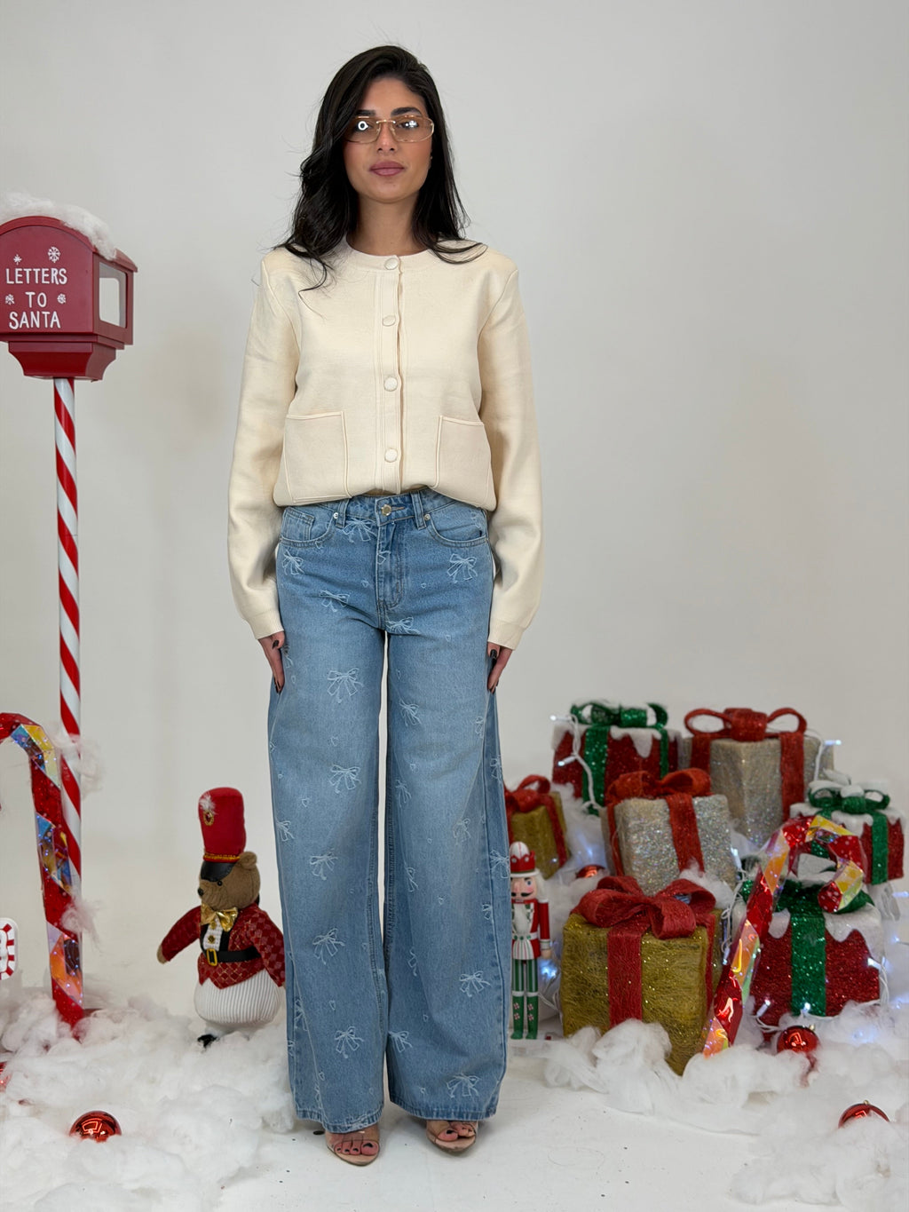 Jeans fiocchetti