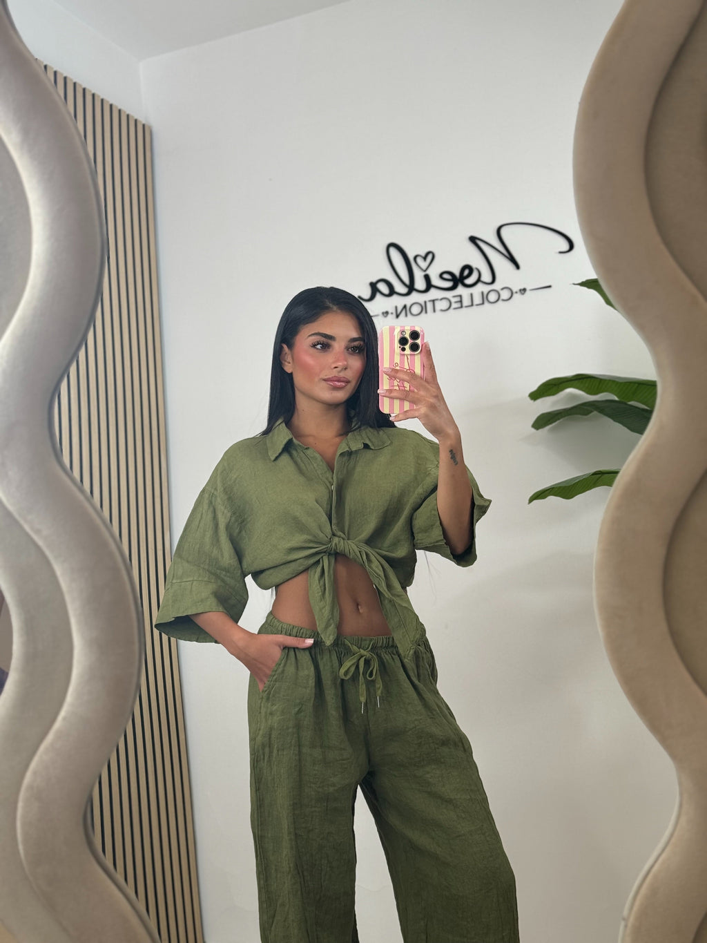 Camicia 100% lino