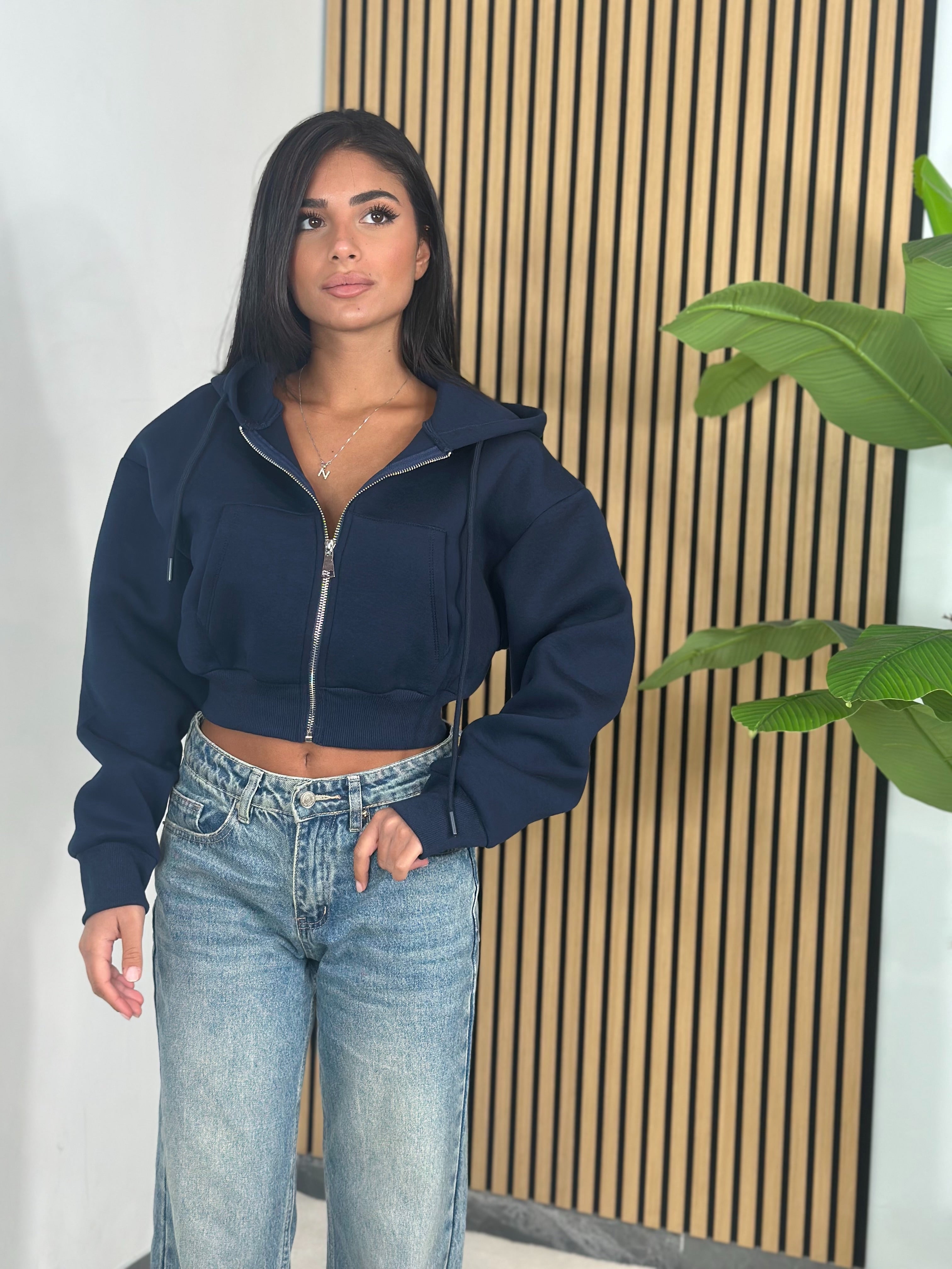Felpa Basic Crop