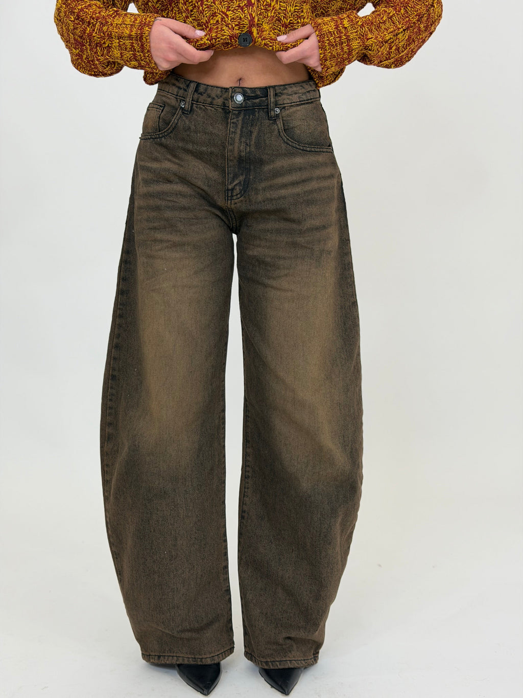 Jeans Ballon Ruggine