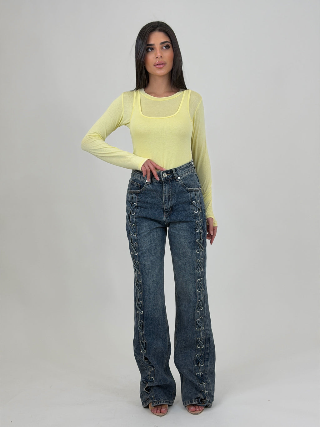 Jeans Stringhe